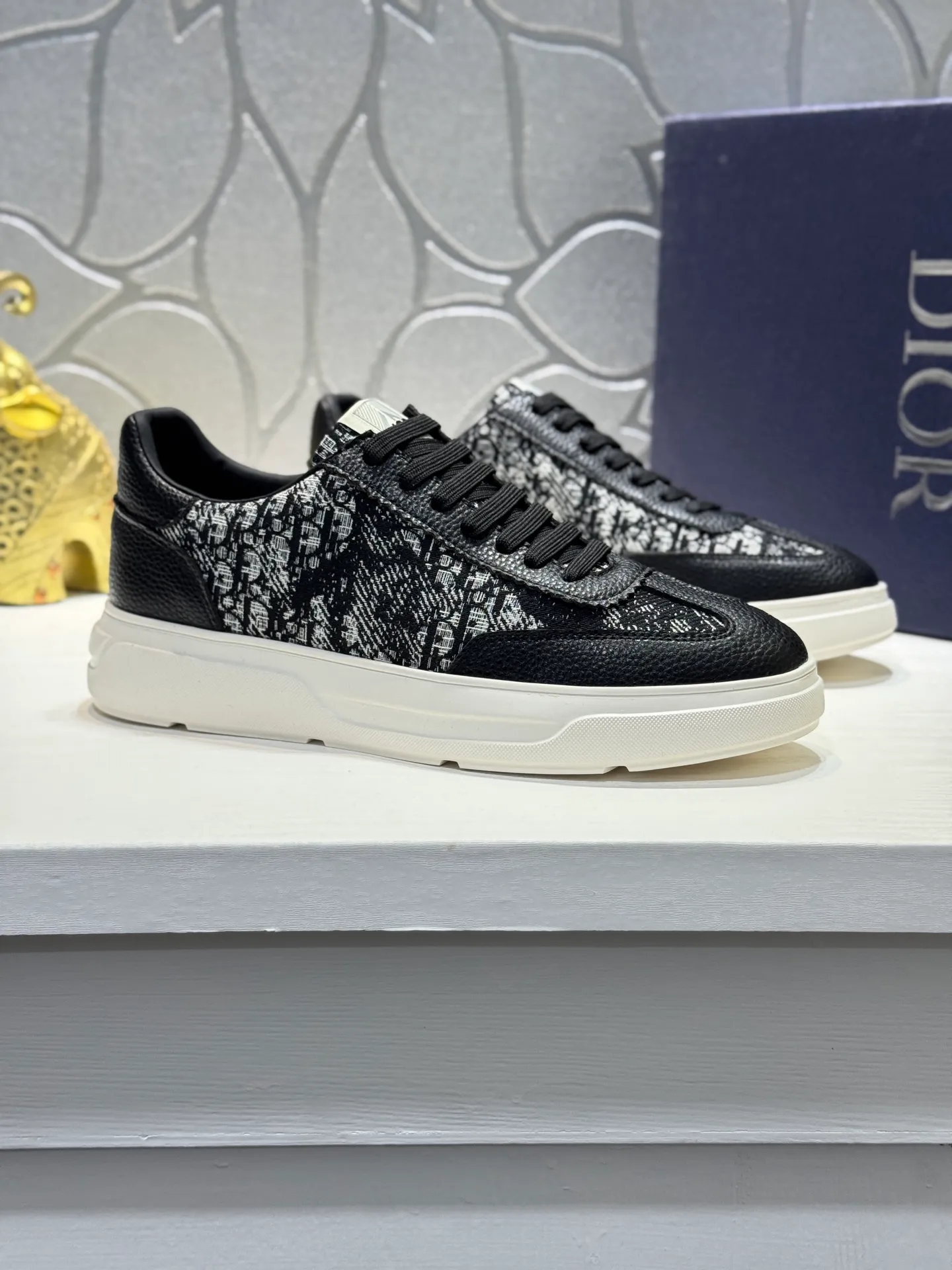 Men's Men's Shoes💰420【New Style】🦑🦑Dior🔥Christan Dior (Dior) hot style [new style] ⚠⚠️Top purchasing 🔍🔍men's casual shoes, upper cowhide stitched with Dijia special fabrics, soles: original soles specially provided by the original factory, exclusive movable molded soles super comfortable, original factory single goods, 🔍🔍high-quality multi-color splicing design, exquisite workmanship, unique, Sheepskin lining💪Details determine quality, we only make shoes with care, you can enter and leave the counter at will, welcome to compare🇮🇹Size: 38-44 (45 customized